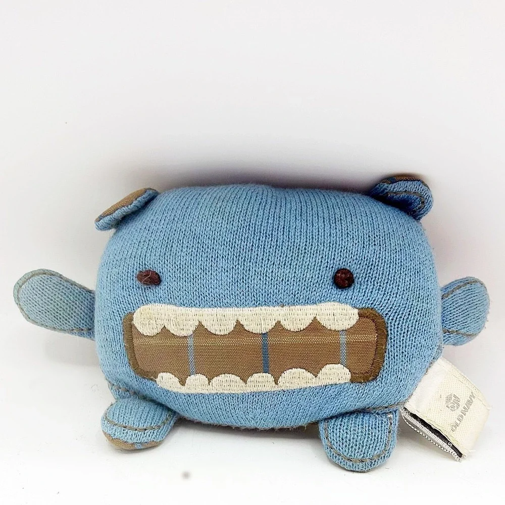 Old Navy Mr Mouthy Fabric Baby Toy Hard to Find